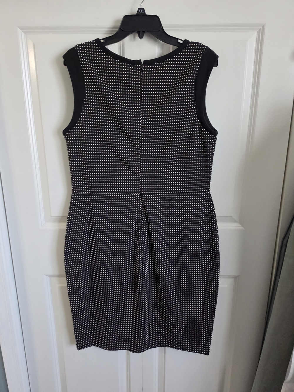 Merona Black and White Sleeveless Sheath Midi Dress - Picture 4 of 4